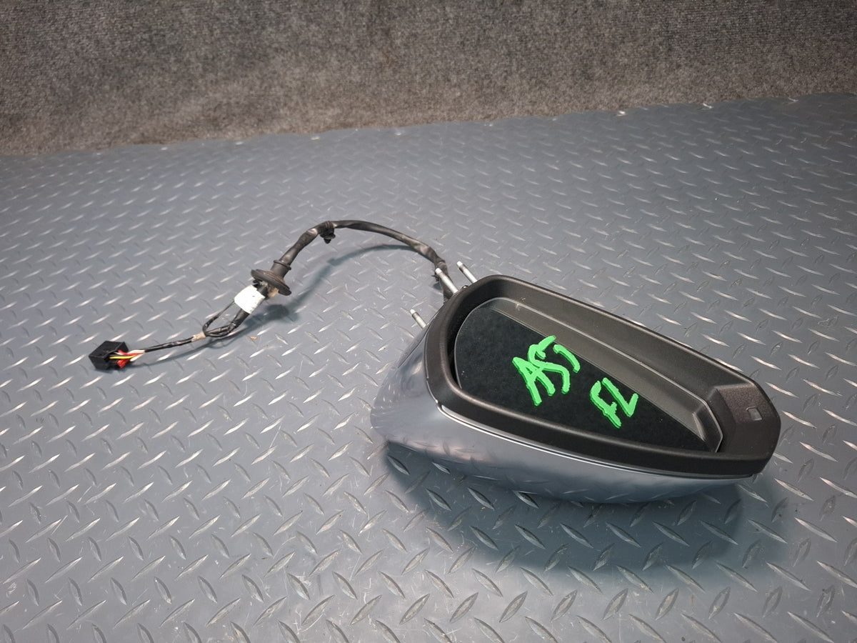 15-20 Audi S3 8VS Front Left Driver Side Heated Blind Spots Side View Mirror OEM