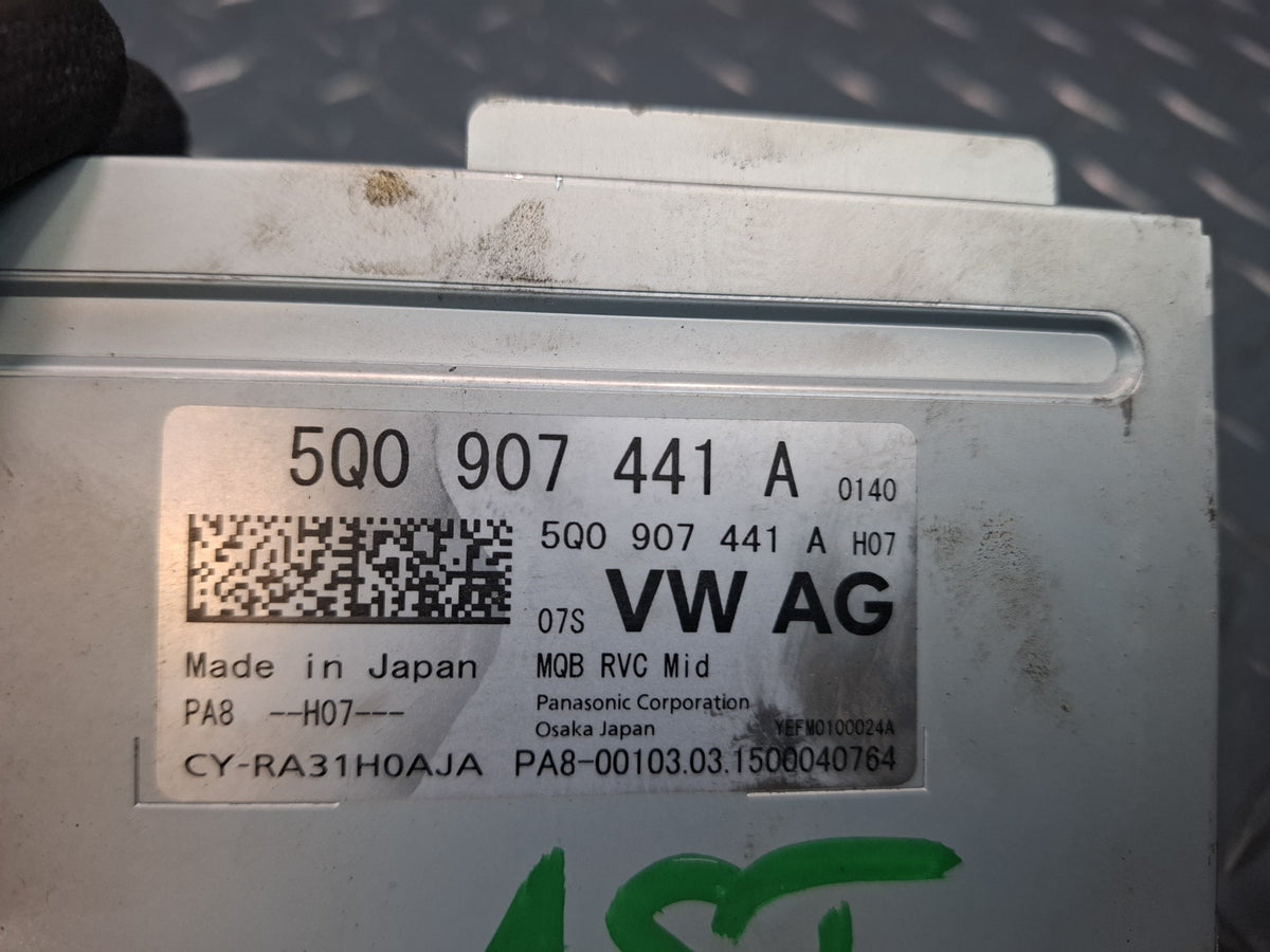 15-17 Audi A3 S3 8VS Sedan Rear View Camera Control Module 5Q0907441A OEM