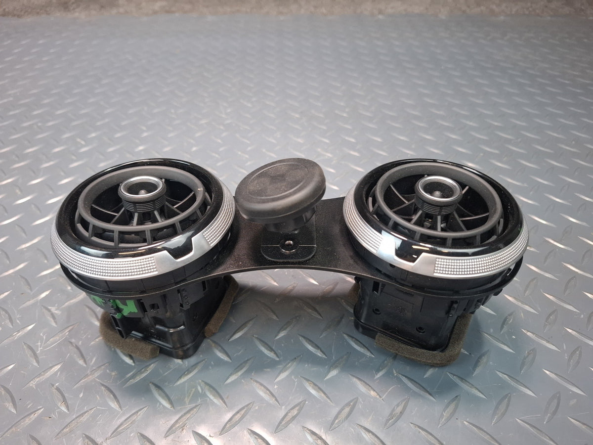 15-20 Audi S3 8VS Set of 3 Dash Panel A/C Air Vent Grille w Phone Mount OEM