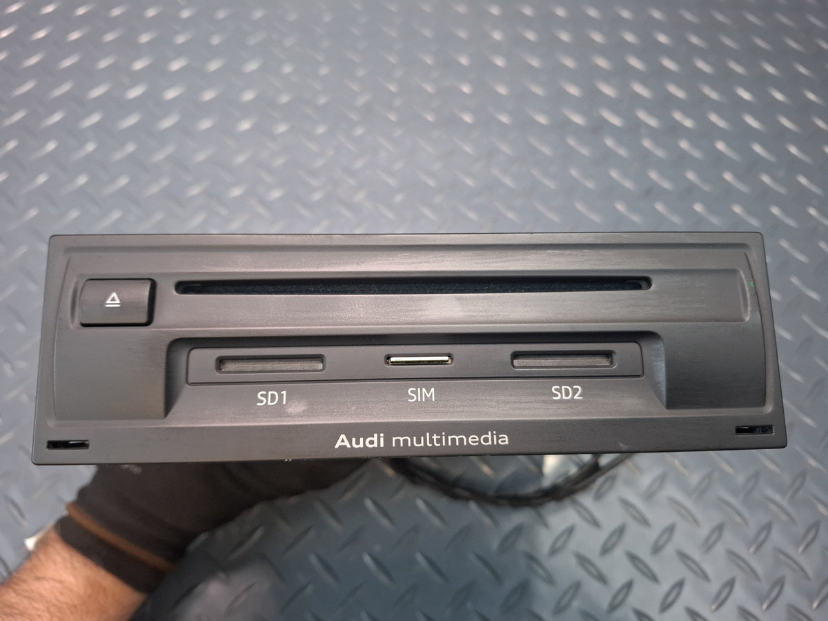 15-16 Audi 8VS S3 GPS Navigation Multimedia MMI Card Reader CD Player 8V0035038B
