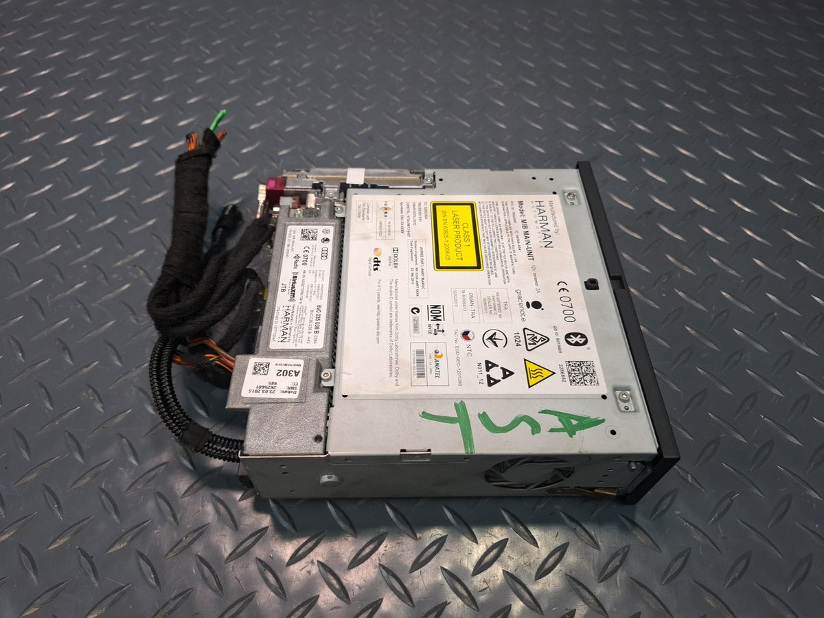 15-16 Audi 8VS S3 GPS Navigation Multimedia MMI Card Reader CD Player 8V0035038B