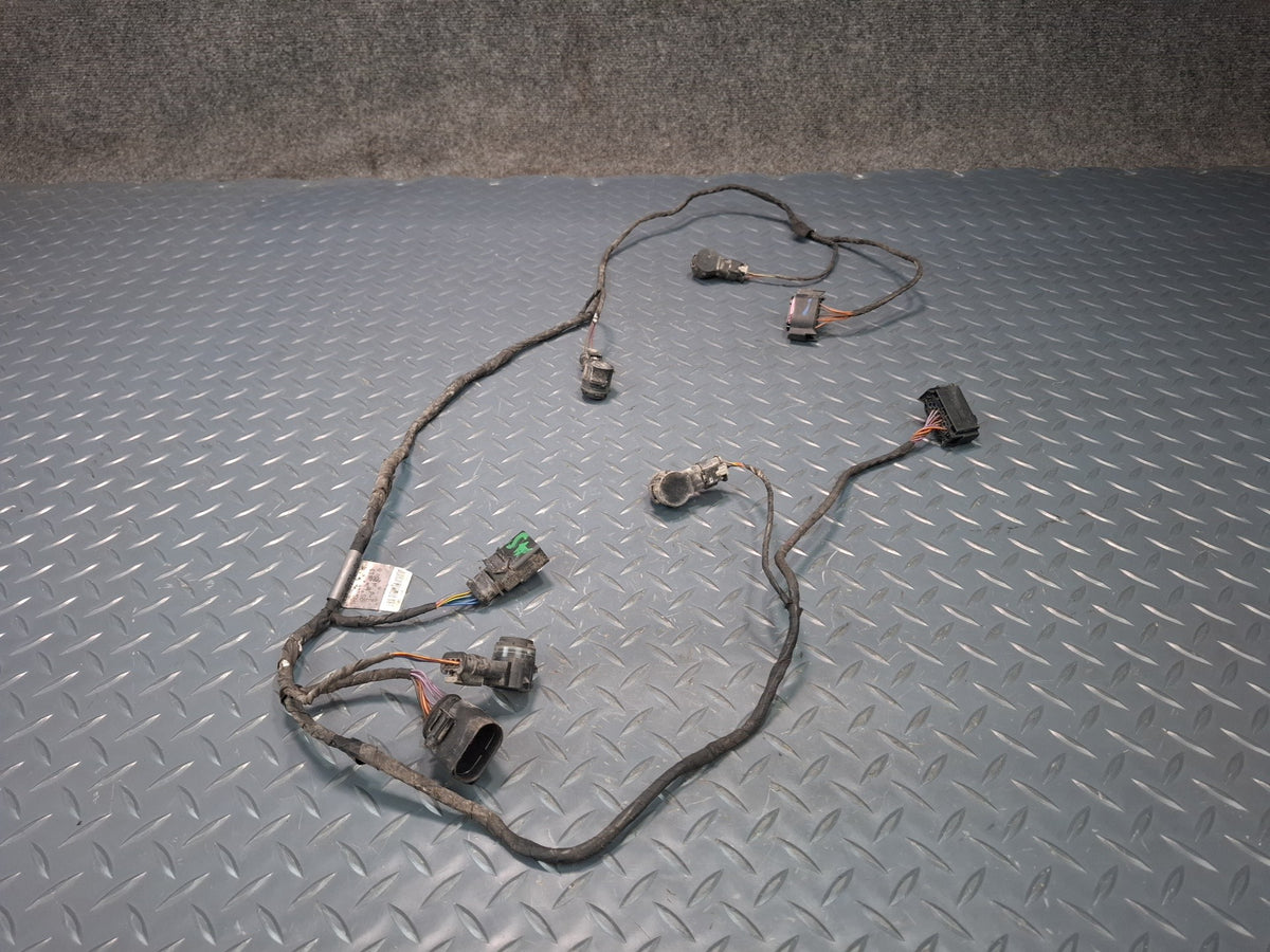 15-16 Audi S3 Rear Bumper PDC Parking Distance Wiring Harness w Sensors OEM