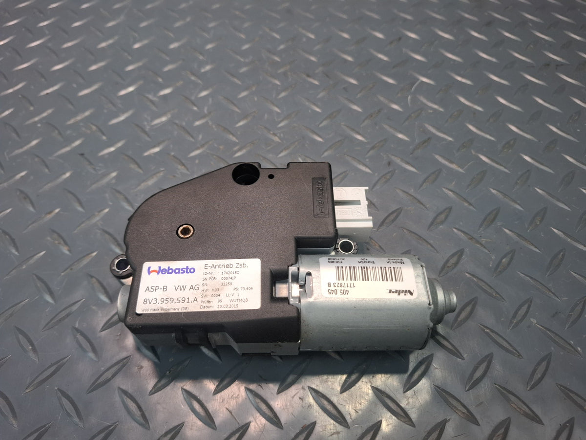 15-20 Audi A3 S3 8VS Sunroof Motor Sun Roof Window Motor 8V3959591A OEM
