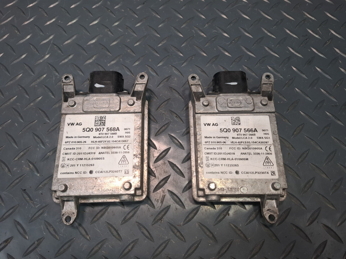 15-17 Audi A3 S3 8VS Sedan Set of 2 Rear Right & Left Blind Spot Lane Sensor OEM