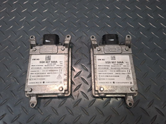 15-17 Audi A3 S3 8VS Sedan Set of 2 Rear Right & Left Blind Spot Lane Sensor OEM