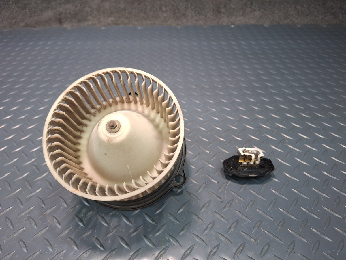 84-86 Toyota Cressida MX73 A/C Heater Blower Motor Fan w Resistor Set OEM