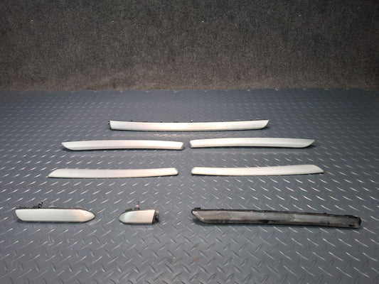 15-20 Audi S3 8VS Sedan Set of 8 Interior Chrome Molding OEM