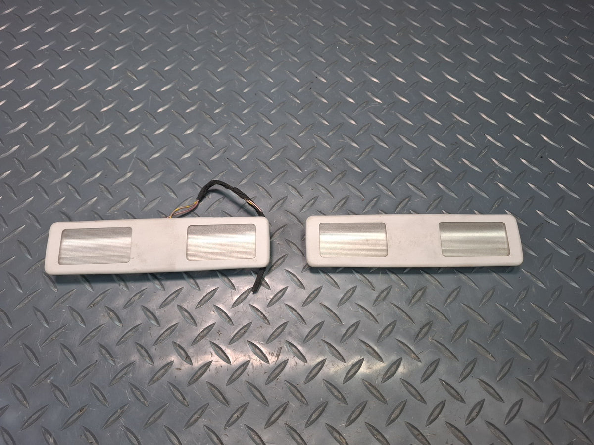 1994-1997 BMW E31 840Ci Sun Visor Front Reading Interior Light Lamp Set of 2