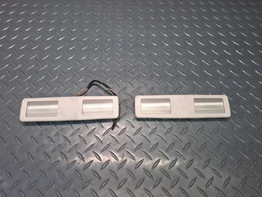 1994-1997 BMW E31 840Ci Sun Visor Front Reading Interior Light Lamp Set of 2