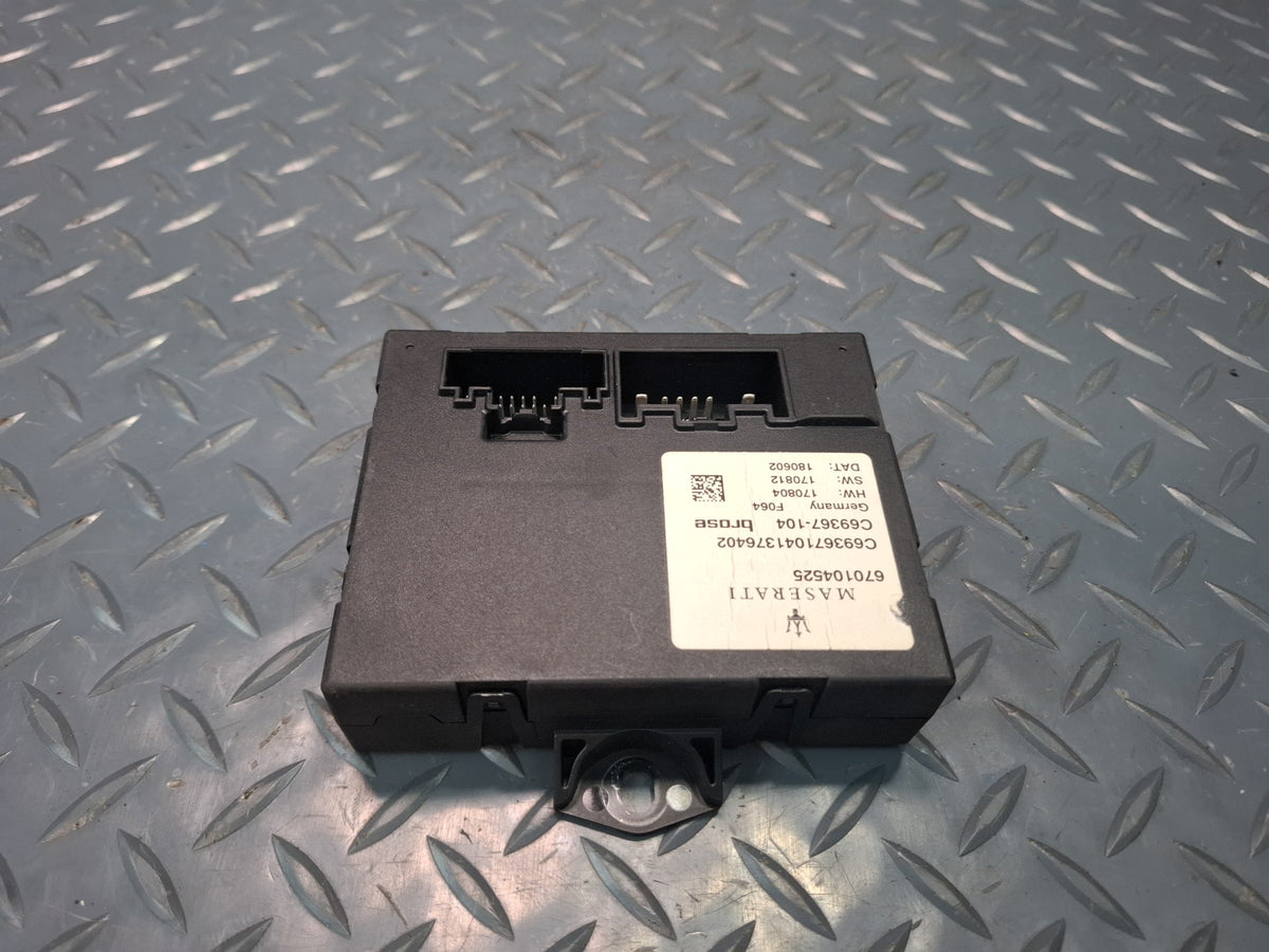 2017-2020 Maserati Levante M161 Trunk Tailgate Liftgate Control Module 670104525