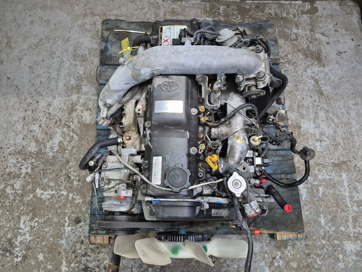 93-95 Toyota Hiace KZH106W 3.0L Turbo Diesel 1KZTE 4WD A/T Complete Engine Motor