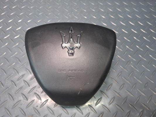 17-20 MASERATI LEVANTE M161 FRONT LEFT DRIVER SIDE STEERING WHEEL SRS AIRBAG OEM