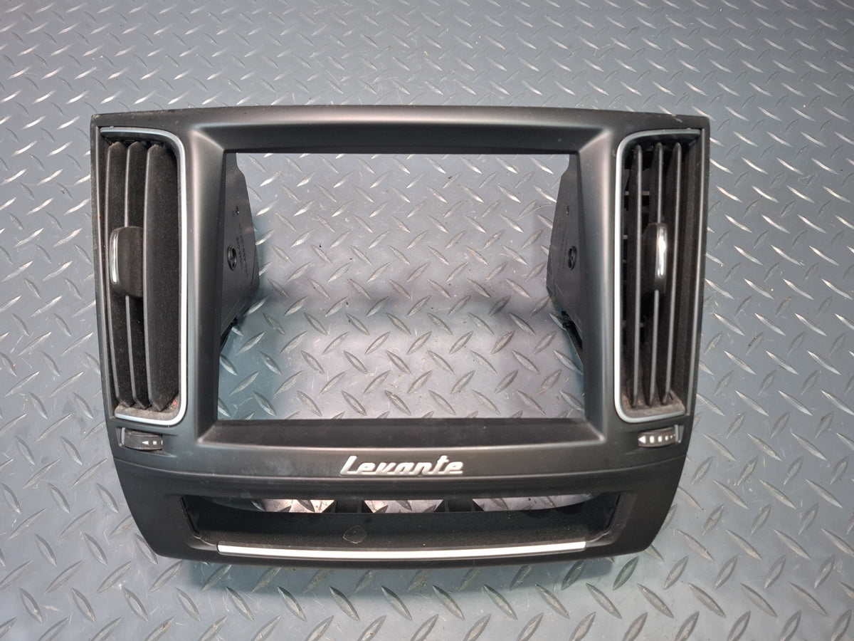 2017-2020 Maserati Levante M161 Dash Front Center Display Trim Bezel w Grille