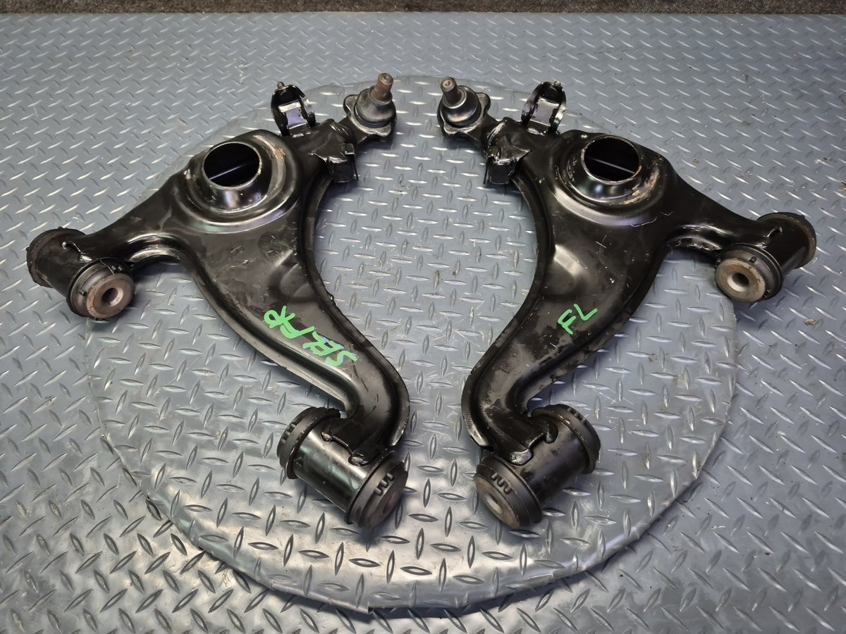 96-98 Mercedes R129 Sl-class Set of 2 Front Suspension Lower Control Arm 76K OEM