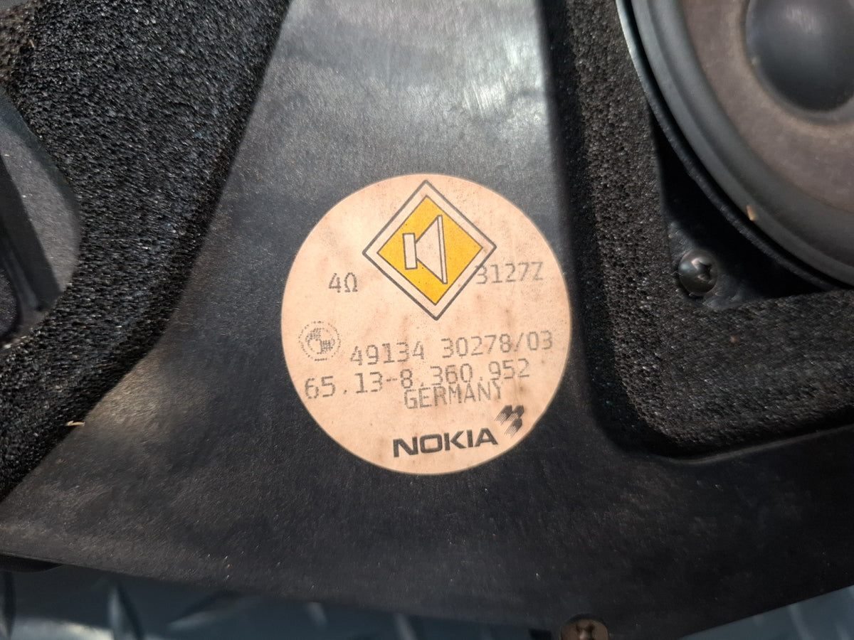 1994-1997 BMW E31 840Ci Rear Left & Right Nokia Speaker Set of 2
