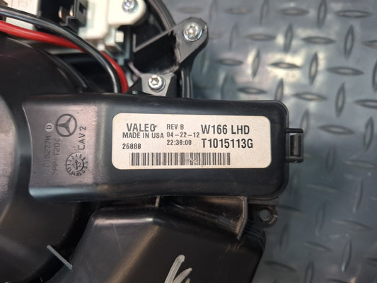 2012-2015 Mercedes X166 W166 Ml-class A/C Heater Blower Motor Fan W/ Resistor