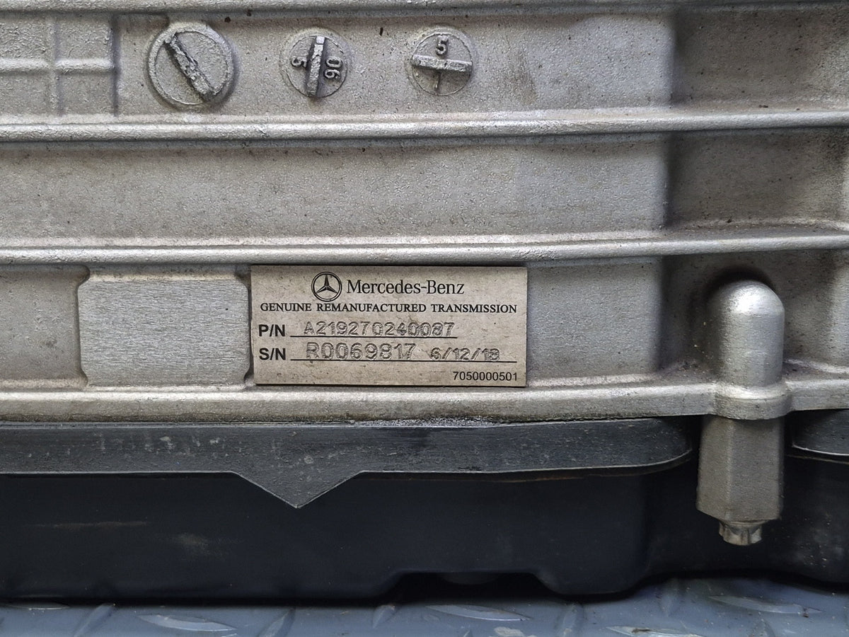 07-12 Mercedes R230 SL550 5.5L 722.904 7G Automatic Transmission Assembly OEM