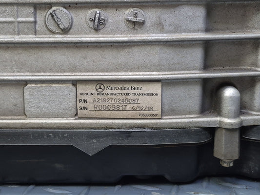 07-12 Mercedes R230 SL550 5.5L 722.904 7G Automatic Transmission Assembly OEM