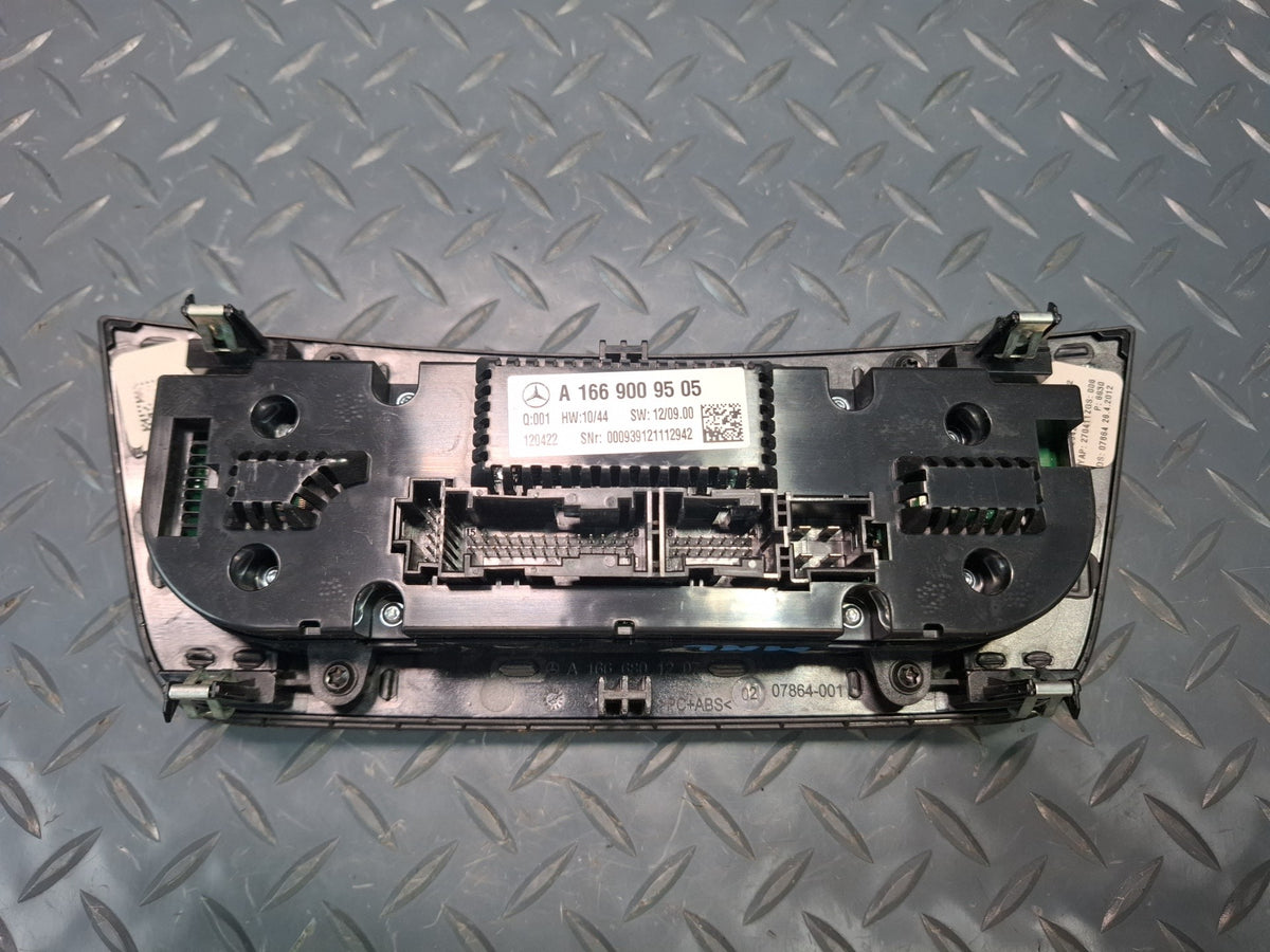 2012-2015 Mercedes W166 Ml-class Front A/C Heater Climate Control Switch Panel