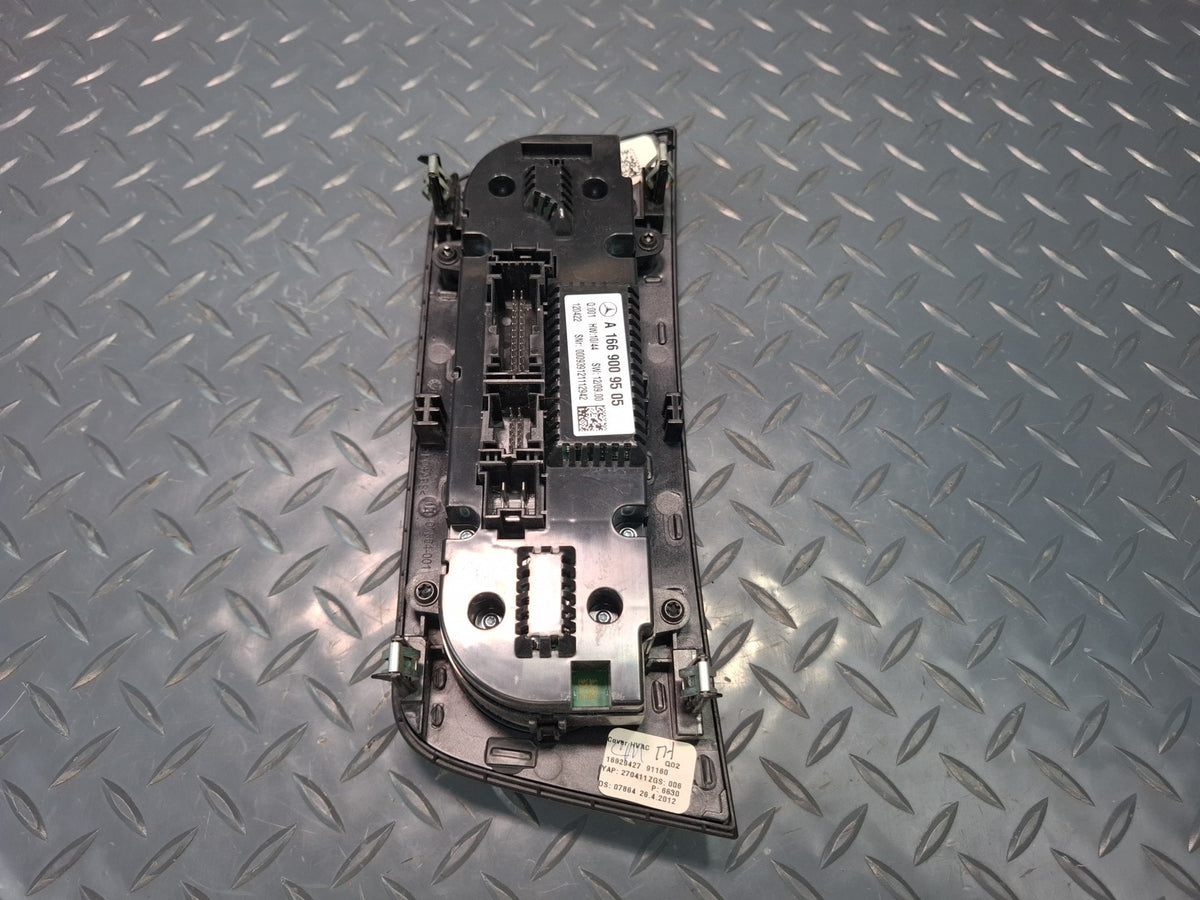 2012-2015 Mercedes W166 Ml-class Front A/C Heater Climate Control Switch Panel