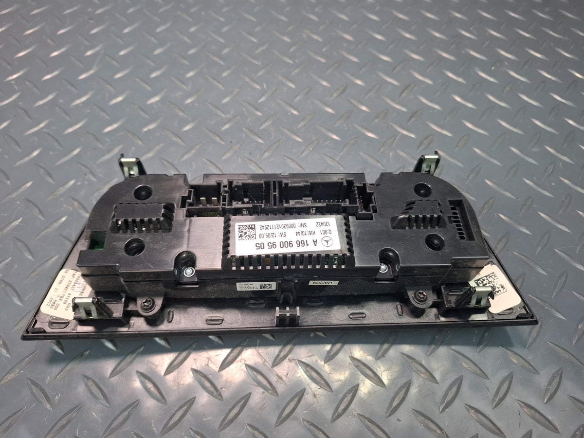 2012-2015 Mercedes W166 Ml-class Front A/C Heater Climate Control Switch Panel