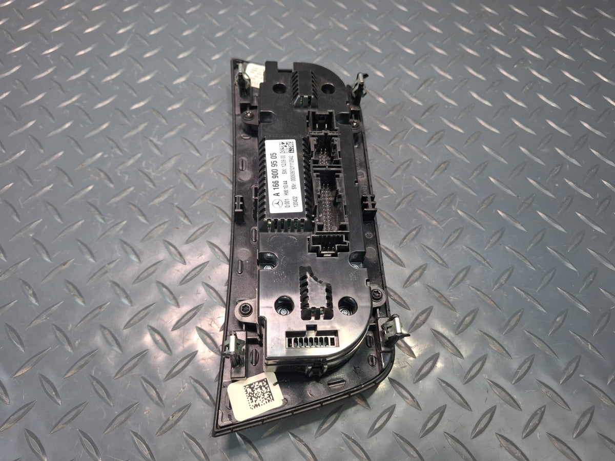 2012-2015 Mercedes W166 Ml-class Front A/C Heater Climate Control Switch Panel