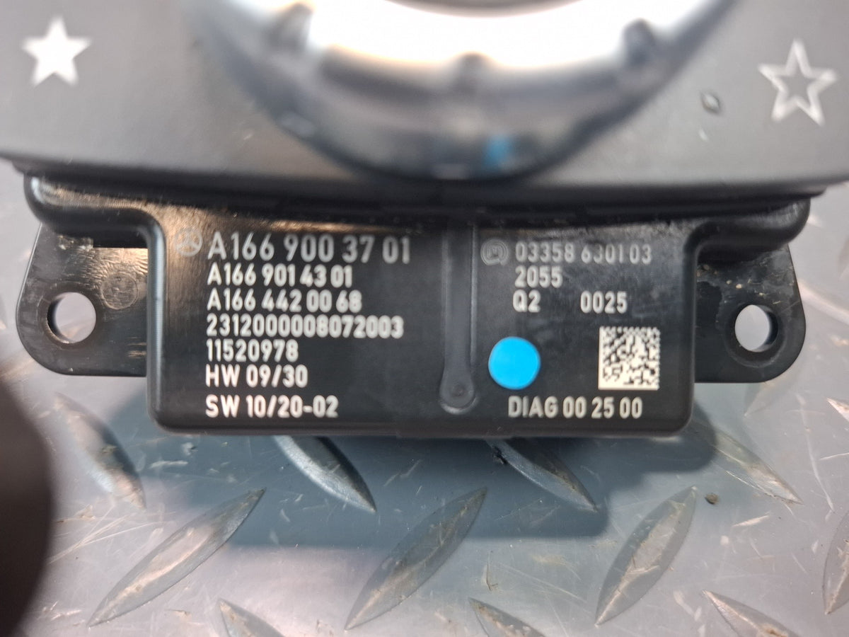 12-15 Mercedes W166 Ml-class Console Media Radio Control Switch 1669003701 OEM