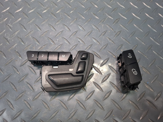 2012-2015 Mercedes W166 ML Front Right Seat Adjustment Door Lock Switch Set