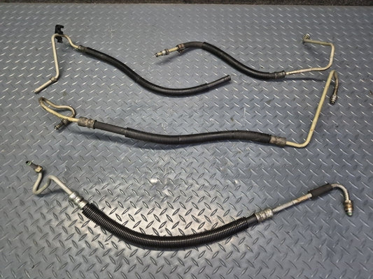 2003-2007 Hummer H2 Power Steering Pressure Hose Tube Pipe Line Set of 4