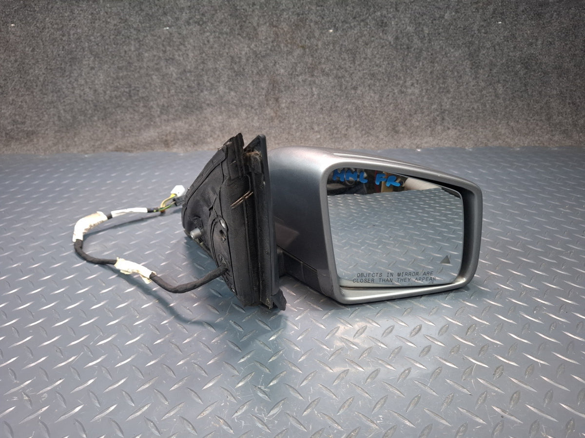 12-15 Mercedes W166 Right Door Heated Side View Mirror W/ Blind Spot Damaged