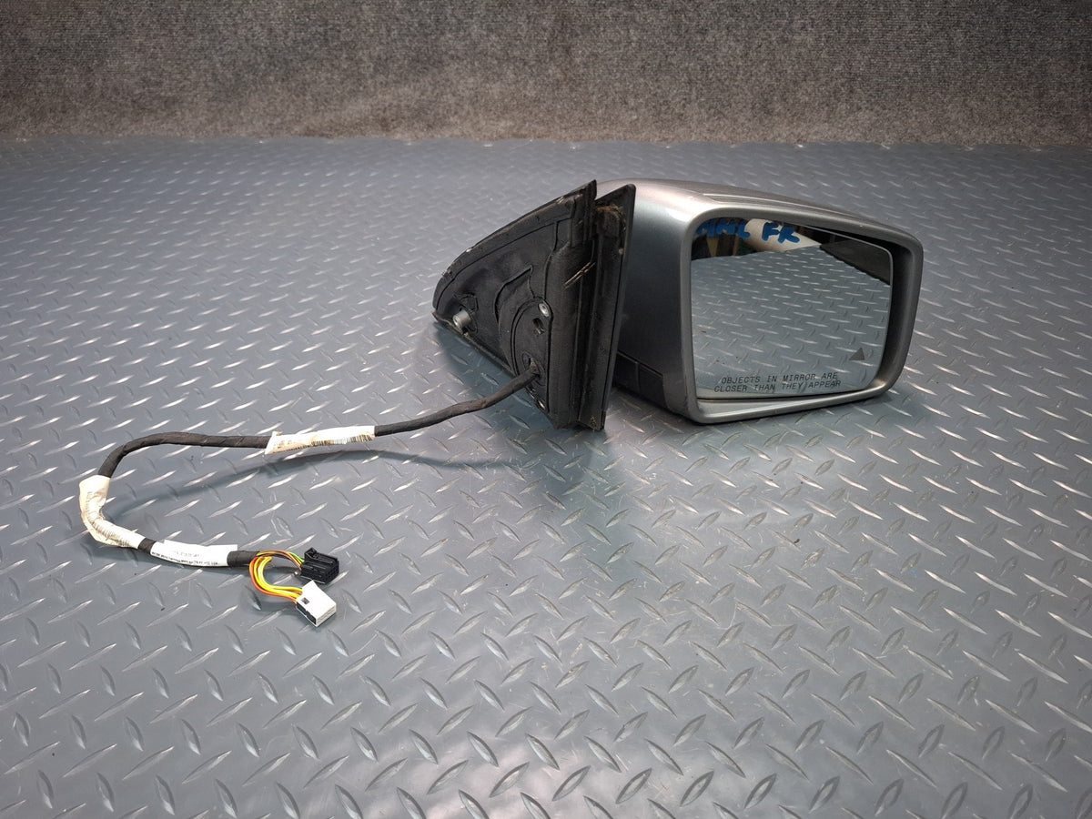 12-15 Mercedes W166 Right Door Heated Side View Mirror W/ Blind Spot Damaged