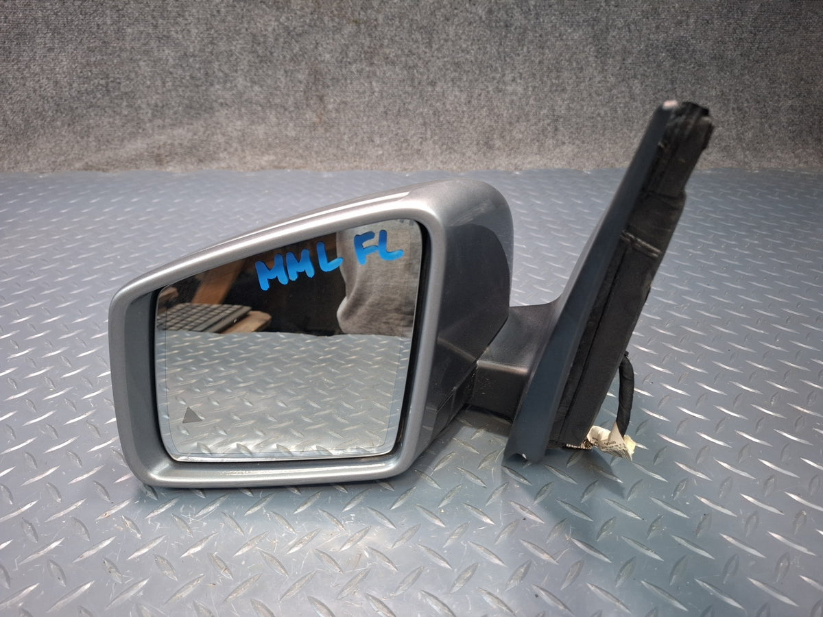 2012-2015 Mercedes W166 Left Door Heated Side View Mirror W/ Blind Spot