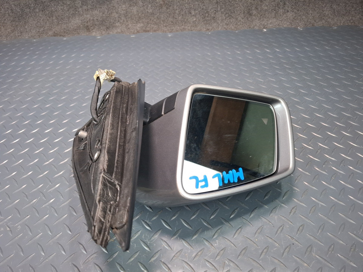 2012-2015 Mercedes W166 Left Door Heated Side View Mirror W/ Blind Spot
