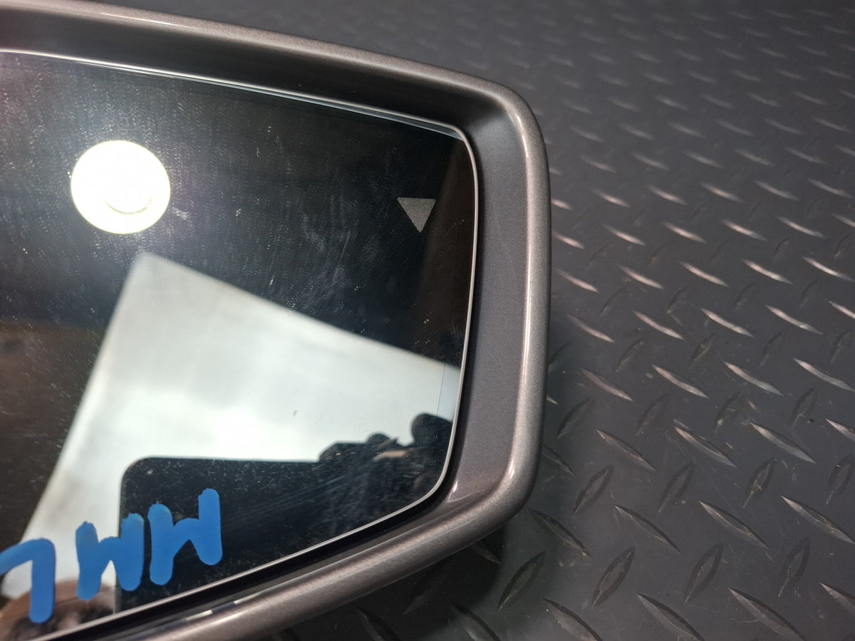 2012-2015 Mercedes W166 Left Door Heated Side View Mirror W/ Blind Spot