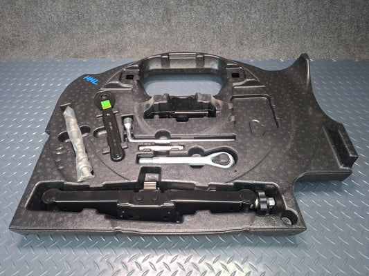 2012-2015 Mercedes W166 ML Spare Tire Lift Jack Hook EYE Stopper Tool w Foam Set