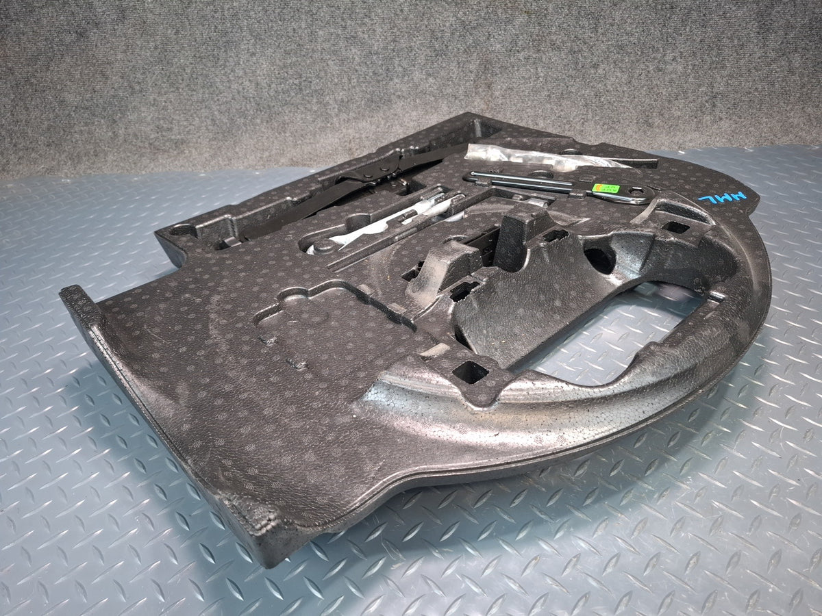 2012-2015 Mercedes W166 ML Spare Tire Lift Jack Hook EYE Stopper Tool w Foam Set