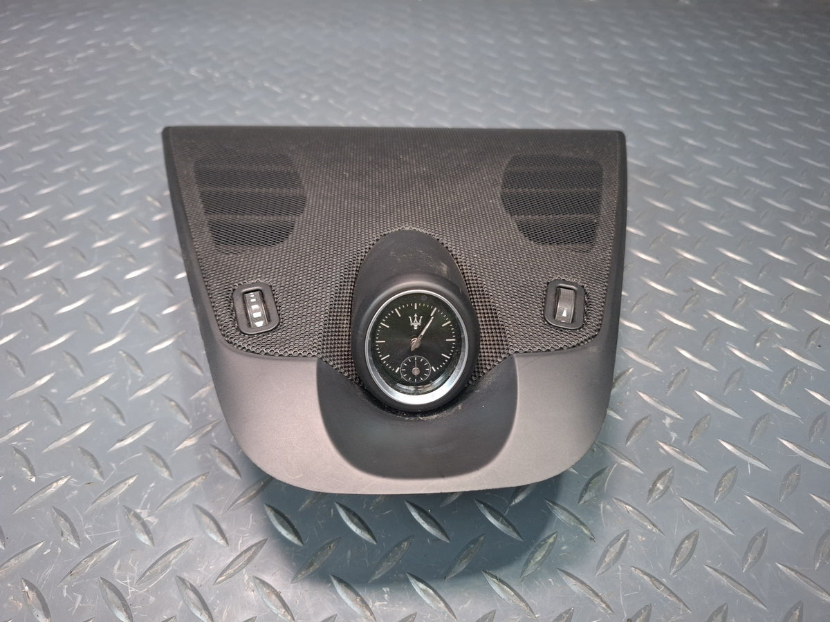 2017-2020 Maserati Levante M161 Dash Center Speaker Trim Grille Panel w Clock