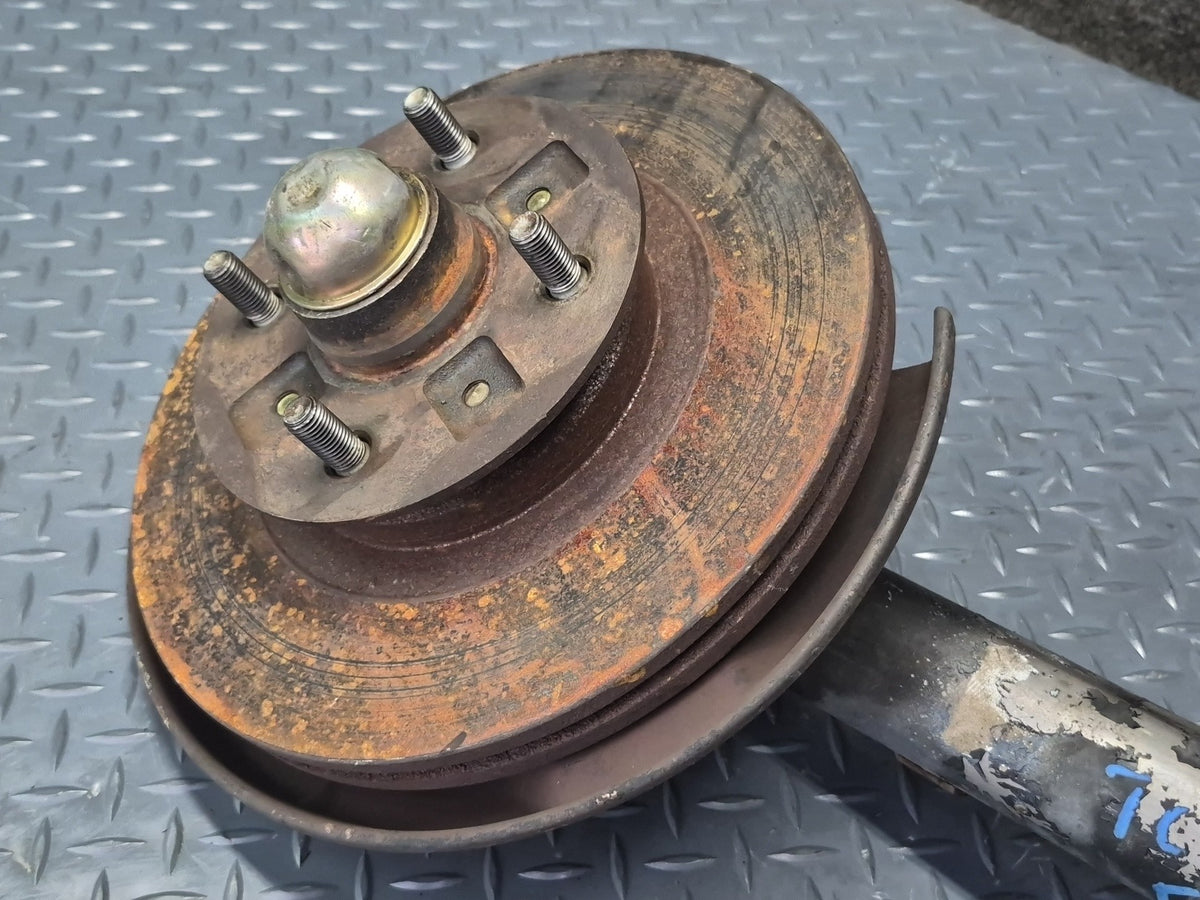 84-88 Toyota Cressida MX73 Front Left Spindle Knuckle Wheel Hub Strut Rotor OEM