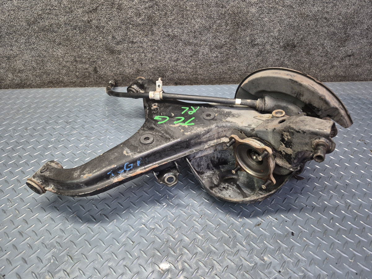 84-88 Toyota Cressida MX73 Rear Left Trailing Arm Wheel Hub Spindle Knuckle OEM