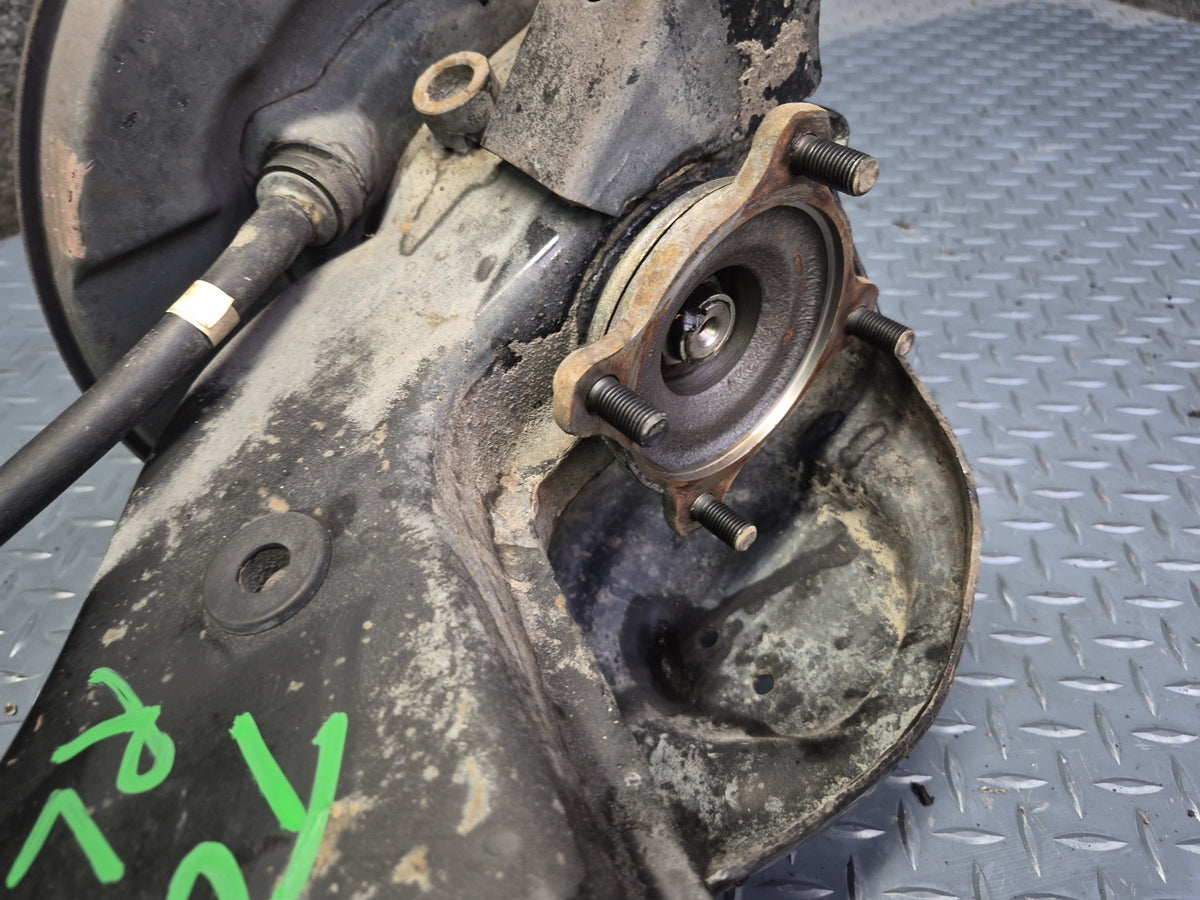 84-88 Toyota Cressida MX73 Rear Left Trailing Arm Wheel Hub Spindle Knuckle OEM