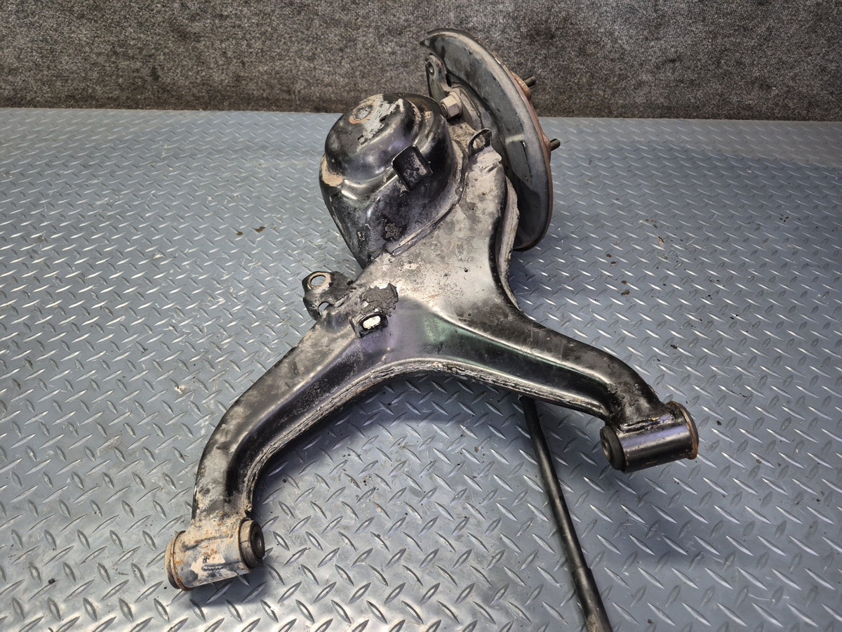 84-88 Toyota Cressida MX73 Rear Left Trailing Arm Wheel Hub Spindle Knuckle OEM