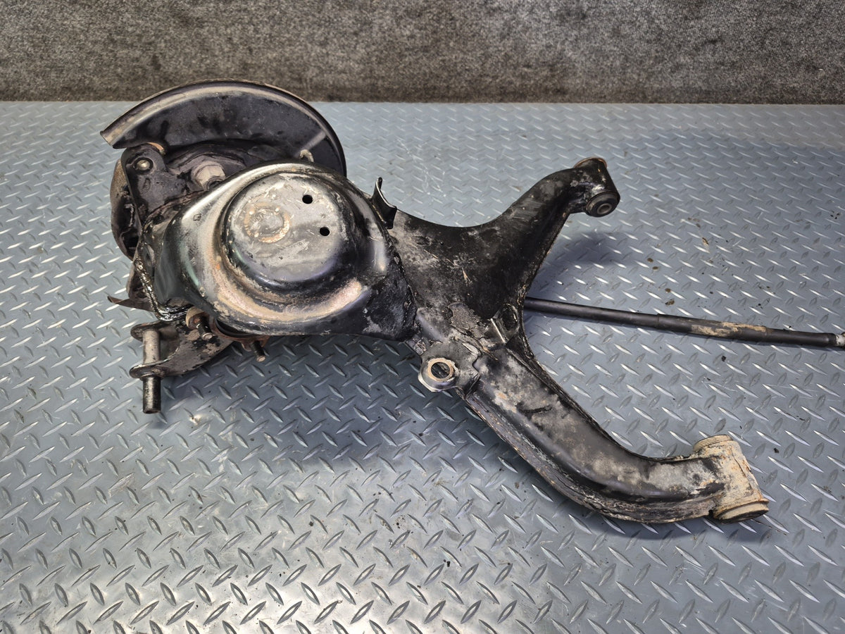 84-88 Toyota Cressida MX73 Rear Left Trailing Arm Wheel Hub Spindle Knuckle OEM