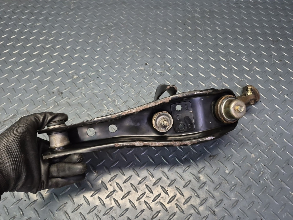85-88 Toyota Cressida MX73 Sedan Front Right Suspension Lower Arm w Rod Set OEM