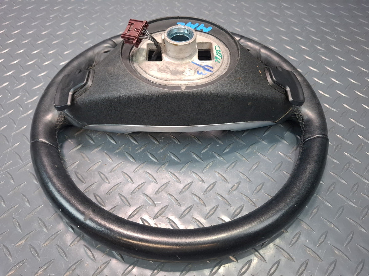 2012-2015 Mercedes X166 W166 GL ML Leather Steering w Controls & Paddles Black