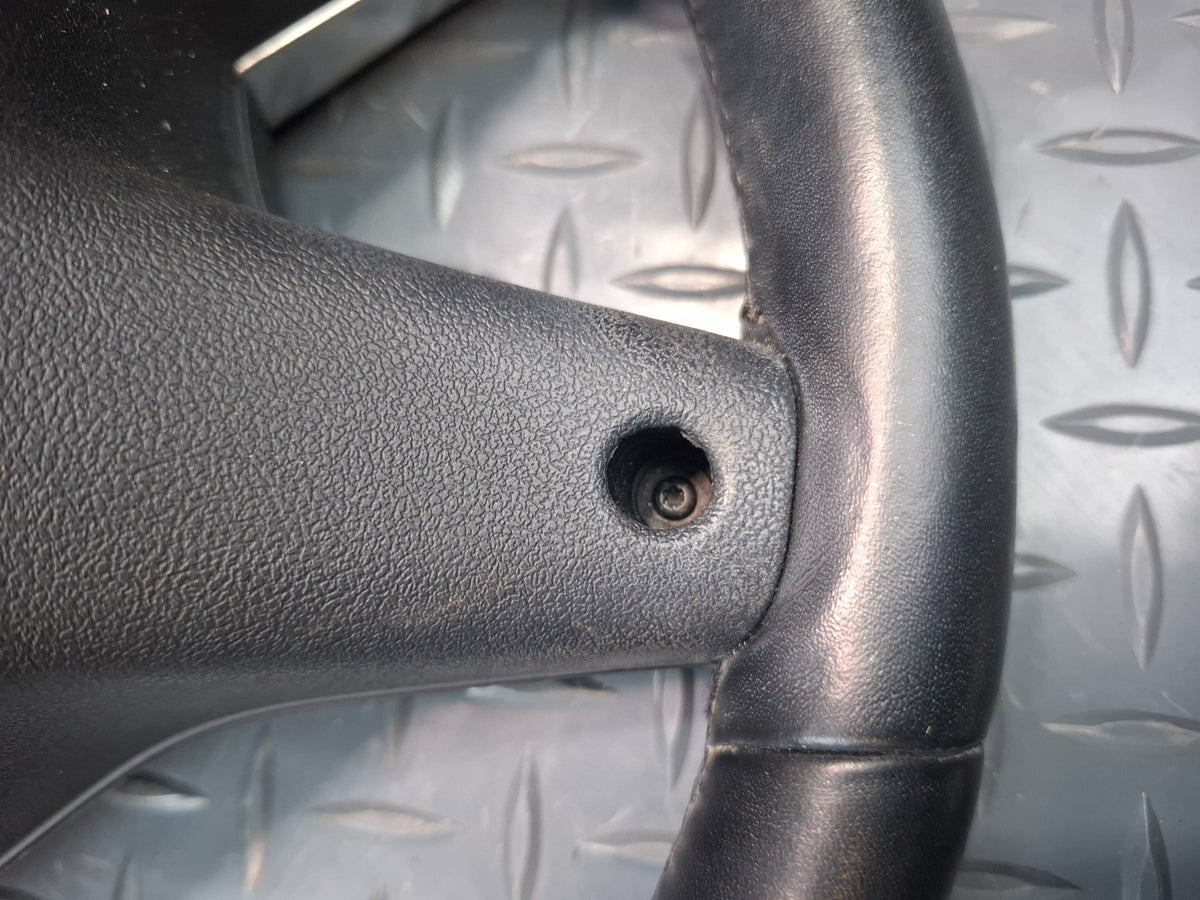 2012-2015 Mercedes X166 W166 GL ML Leather Steering w Controls & Paddles Black
