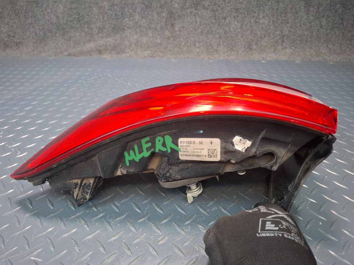 2017-2020 Maserati Levante M161 Rear Right Outer Tail Light Lamp 670106832
