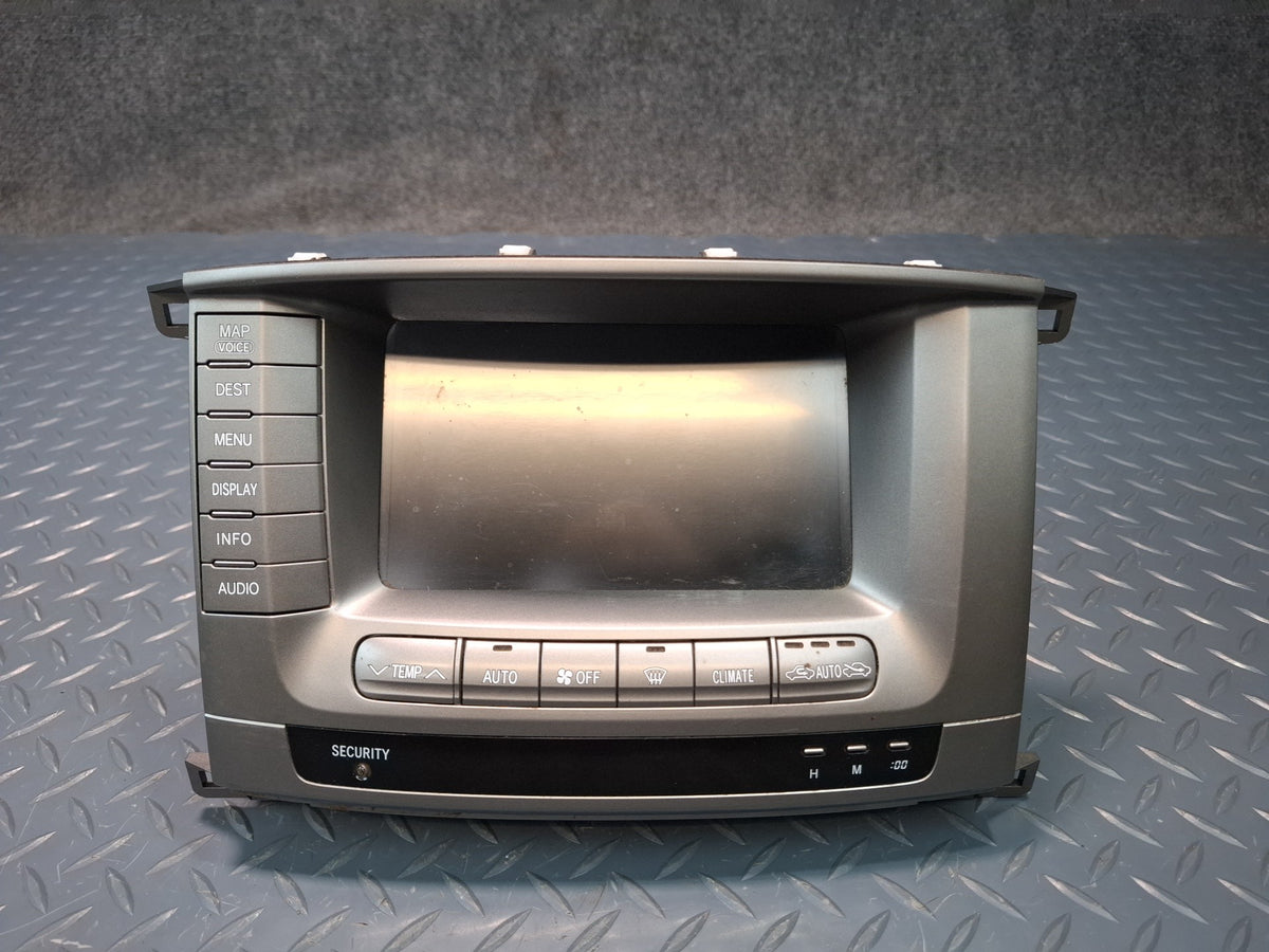 2004-2007 Lexus UZJ100L LX470 Dash GPS Navigation Screen Display 86111-60172