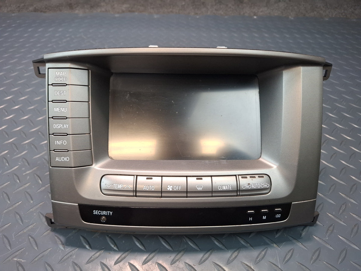 2004-2007 Lexus UZJ100L LX470 Dash GPS Navigation Screen Display 86111-60172
