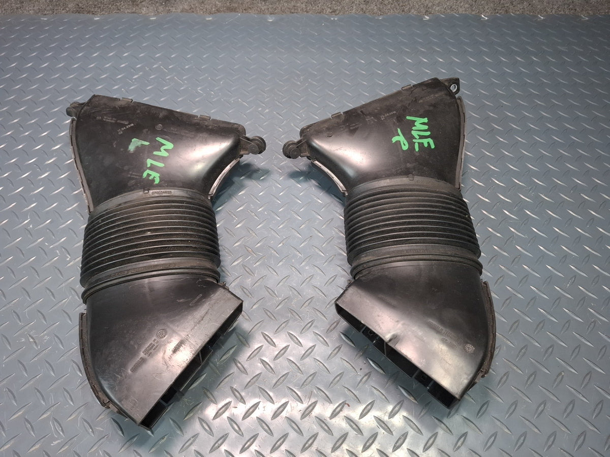 17-20 Maserati Levante M161 Left & Right Air Intake  Filter Box Hose Pipe Set