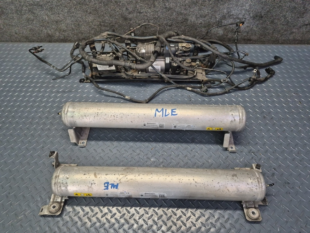 2017-2020 Maserati Levante M161 Rear Air Suspension Compressor Pump w Reservoirs